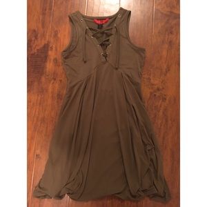 Lace-up Dress